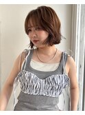 ミルクブラウンボブ◎ベージュ