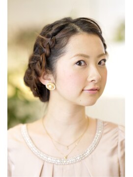 ヘアーデザイン ミヤビ 広尾(HAIR DESIGN MIYABI) 編み込みアレンジ☆広尾３分￥4320 F
