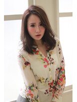 バグズ ヘアデザイン 桔梗が丘店(Baguz HAIR DESIGN)&nbsp;大人ストレート小顔ロング#外国人風暗髪カラー！