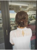 ルーズ×上品ねらいのヘアセット