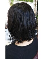 シックスヘアデザイン(ciQz hair design) ショルダーレングス外ハネスタイル