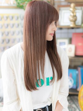 カバーヘア イヴ 戸頭店(COVER HAIR EVE) 外国人風☆エキゾチック小顔ストレートa戸頭20代30代40代