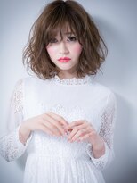 カバーヘアアンドスパ ブリス 浦和(COVER HAIR&SPA bliss) 斜めバングx外国人風カールの小顔大人ボブw浦和20代30代40代