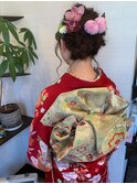 成人式アップスタイル