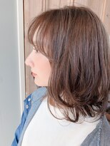 ベニヤボンドストリート(Beniya BOND STREET) 大人ガーリー×キャメルベージュ×鎖骨ミディアム