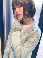 リノショアーズ ショウナン 辻堂店(RinoShores SHONAN)&nbsp;うるツヤ丸みボブウルフワンカール小顔補正立体カット