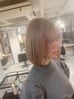 ラフ 難波店(LAFF)&nbsp;#黒髪#ボブルフ#ネビージュ#小顔#ワンレン