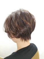 クオリス 上福岡店(QUALIS)&nbsp;ショートカット/デジタルパーマ/30代40代50代/グラデーション/