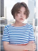ハンサムショート/20代/30代/フレンチカジュアル/無造作パーマ