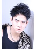 アップバングショート　短髪　ジェット　モヒカン