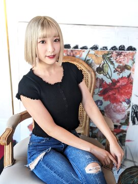 アンゼロ(UNZELO) ミニボブ×ブロンド