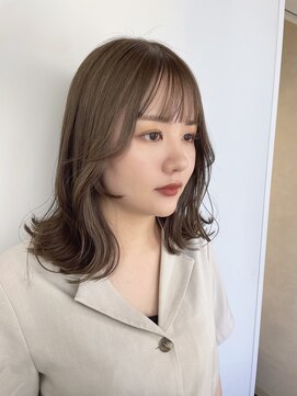 ロットアニバース(lott annibirth) 【髪質改善】カーキミルクティー/艶髪/透明感/トリートメント