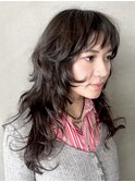 【グランジヘア×黒髪ウルフ】ヘアスナップ・山下