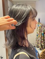 インナーカラー/パープルアッシュ