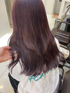 ヘアアンドメイク シークネクスト(HAIR&MAKE SeeK NEXT) 色落ちまでかわいいピンクラベンダー