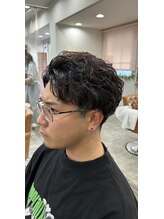 アクティブ 梅島店(Active) メンズ　スパイラルパーマ
