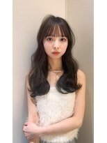 ロンド レア 天神大名店(Lond Le’a) 小顔に見せるヘア/ワンレン/ボブウルフ/ネビージュ/黒髪カタログ