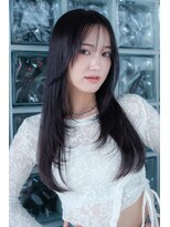 ヘアラウンジ アンリオ(hair lounge an rio)&nbsp;レイヤーカット ブルーブラック