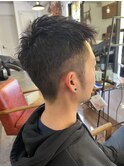 メンズソフトフェードショート20代30代40代