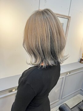 ラム(L'am) ミディアム/アンブレラカラー/ミルクティー/ブラック/高松