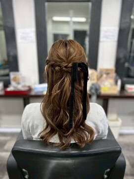 ルミュドゥプレシャス(LEMIEUX de precious) リボンハーフアップ