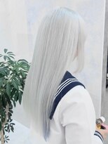 リル ラウム 原宿(LiL Raum)&nbsp;ホワイトカラー/ムラ修正ブリーチ