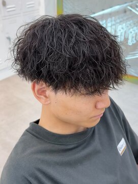 フィフス 栄(fifth) 男らしい質感に◎縦落ちツイストスパイラルパーマ×マッシュ