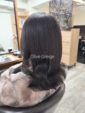 アンクラウド(an cloud) オリーブグレージュ/グレージュ/ブリーチなしカラー