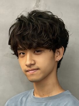 バース バイ ハピネス(BIRTH by happiness) メンズカットシャドウパーマ無造作パーマ