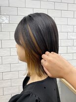 ループウエスト(LOOP WEST)&nbsp;外ハネ×インナーナチュラルベージュ　0912