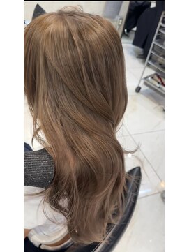 サイン 表参道(SIGN) 韓国ヘアグレージュカラーブリーチ無し髪質改善透明感カラー