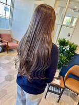 ラグ バイ シゲルカットクラブ 神田久志本店(lag)&nbsp;透明感シアーベージュ × ロングウェーブ