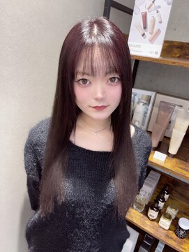 ブルー 博多(Blue) 派手すぎないブリーチで作るラベンダー