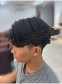MEN’S HAIR/フェザーショート/毛流れパーマ/木更津