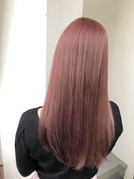 salon de MiLK 札幌大通店【サロン ド ミルク】 大人気のピンクベージュカラー