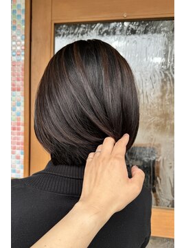マーブル ヘアー(marble hair) 大人ブラウン