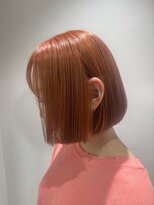 アッシュ 戸塚店(Ash)&nbsp;戸塚で叶う！ツヤ髪ブリーチカラー×切りっぱなしボブ