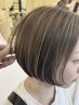 人気上昇！【白髪ぼかし】数枚で変わるハイライトカラー＋カット ￥16,500
