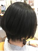 大人ガーリーショートボブ