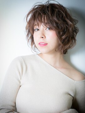 カバーヘア ブリス 北浦和(COVER HAIR bliss) *bliss北浦和*無造作カールのカジュアル大人ショートｘ