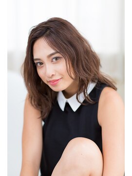 サロンドメルシー (salon de merci) 【salon de merci 青葉台】サイドパート　デジタルパーマ