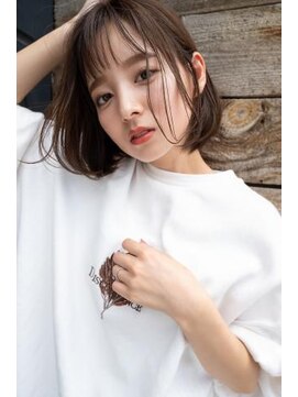 アンジェリカ JR奈良駅前店(ANGELICA) ANGELICA シースルー丸みボブ