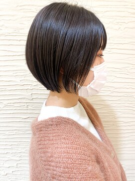 モリオ フロム ロンドン サッポロファクトリー店(morio FROM LONDON) 【morio】札幌ショートボブ　丸みボブ