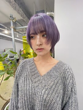 レイム(LAME) ペールバイオレット×ウルフカット