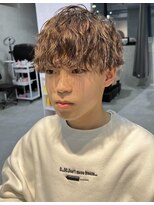 リコ ヘアアンドリラクゼーション 名駅店(LICO HAIR＆RELAXATION) [LICO]無造作スパイラルパーマヘアby碇山　光一郎