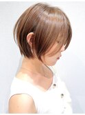 6枚ハイライト・丸みショート・髪質改善・白髪ぼかし