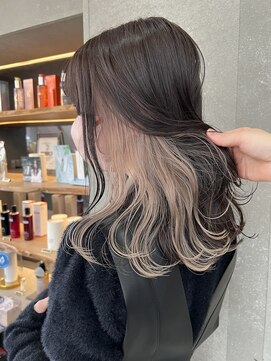 ロンド 表参道店(Lond) 【Lond表参道倉崎涼】ちらっと見えるインナーカラーが可愛い！