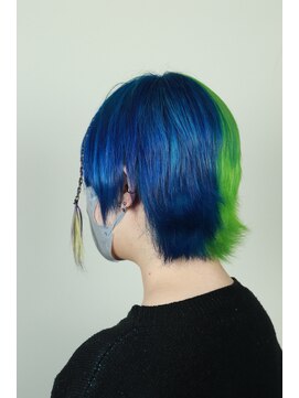 クリップ ジョイント ゴッド(CLIP JOINT GOD) 青×黄緑ツートン♪