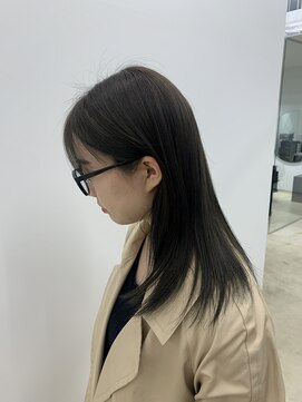 ビーヒアナウ N゜03 金沢駅西店(BE HERE NOW) 【olive color/艶カラー/透明感/ブリーチなし】