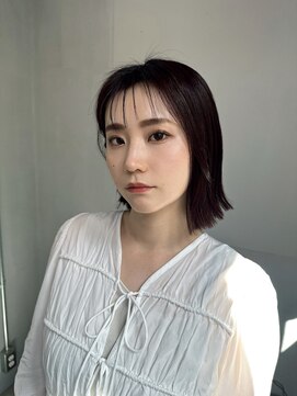 ステップボーンカット トーキョー(STEP BONE CUT TOKYO) 【ステップボーンカット】外ハネヘア/ワンレン／暖色